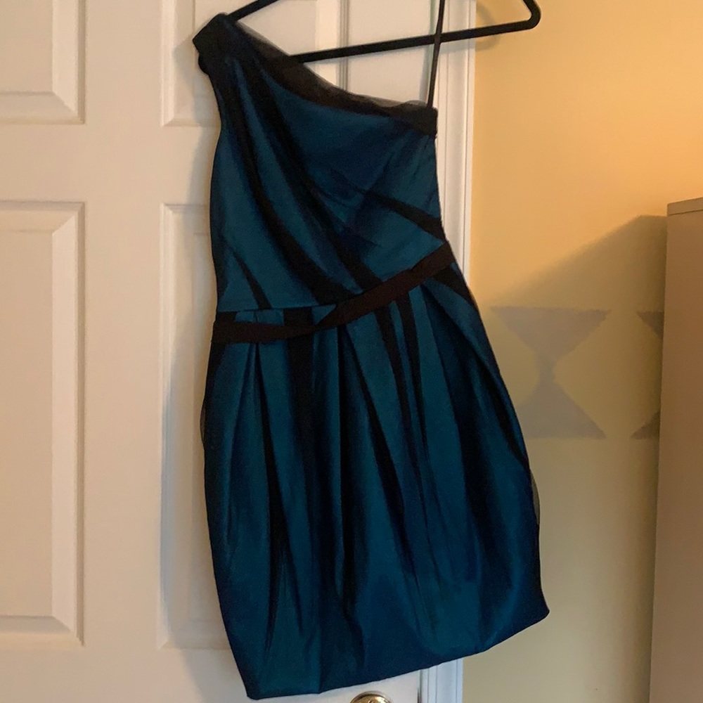 Blue cocktail dress
